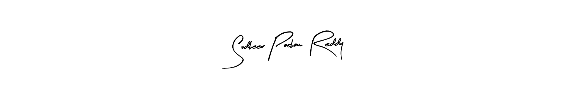 Design your own signature with our free online signature maker. With this signature software, you can create a handwritten (Arty Signature) signature for name Sudheer Pasham Reddy. Sudheer Pasham Reddy signature style 8 images and pictures png