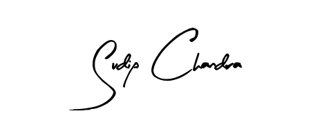 A stylish, flowing autograph style designed for name Sudip Chandra using Arty Signature typography. Perfect for digital creative projects. Sudip Chandra signature style 8 images and pictures png