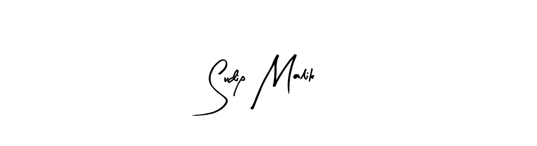 Arty Signature is a professional signature style that is perfect for those who want to add a touch of class to their signature. It is also a great choice for those who want to make their signature more unique. Get Sudip Malik name to fancy signature for free. Sudip Malik signature style 8 images and pictures png