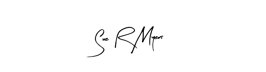 Design your own signature with our free online signature maker. With this signature software, you can create a handwritten (Arty Signature) signature for name Sue R Myers. Sue R Myers signature style 8 images and pictures png