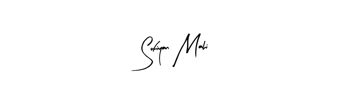 You can use this online signature creator to create a handwritten signature for the name Sufiyan Mahi. This is the best online autograph maker. Sufiyan Mahi signature style 8 images and pictures png