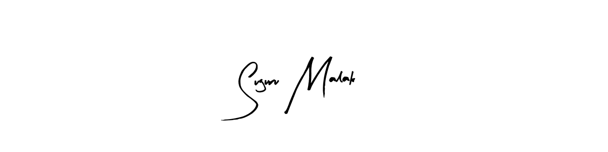 Make a beautiful signature design for name Suguru Malak. With this signature (Arty Signature) style, you can create a handwritten signature for free. Suguru Malak signature style 8 images and pictures png