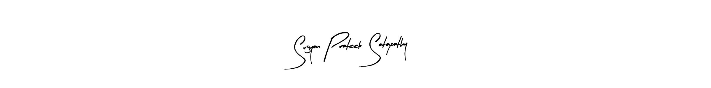 How to make Sugyan Prateek Satapathy signature? Arty Signature is a professional autograph style. Create handwritten signature for Sugyan Prateek Satapathy name. Sugyan Prateek Satapathy signature style 8 images and pictures png