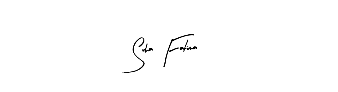 How to make Suha Fatima signature? Arty Signature is a professional autograph style. Create handwritten signature for Suha Fatima name. Suha Fatima signature style 8 images and pictures png