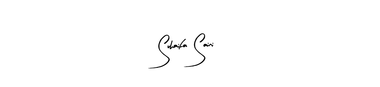 Arty Signature is a professional signature style that is perfect for those who want to add a touch of class to their signature. It is also a great choice for those who want to make their signature more unique. Get Suhaifa Saini name to fancy signature for free. Suhaifa Saini signature style 8 images and pictures png