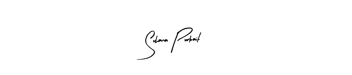 How to make Suhana Purkait signature? Arty Signature is a professional autograph style. Create handwritten signature for Suhana Purkait name. Suhana Purkait signature style 8 images and pictures png