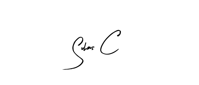 How to Draw Suhas C signature style? Arty Signature is a latest design signature styles for name Suhas C. Suhas C signature style 8 images and pictures png