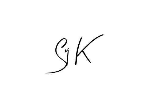 Make a beautiful signature design for name Suj K. With this signature (Arty Signature) style, you can create a handwritten signature for free. Suj K signature style 8 images and pictures png