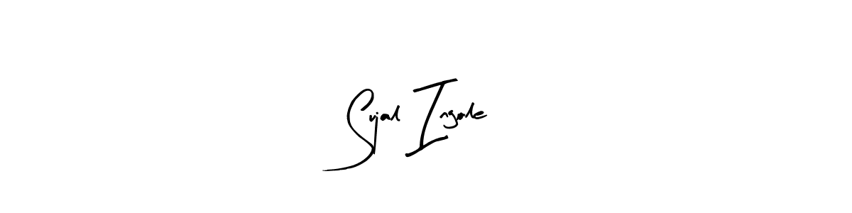 Design your own signature with our free online signature maker. With this signature software, you can create a handwritten (Arty Signature) signature for name Sujal Ingole. Sujal Ingole signature style 8 images and pictures png