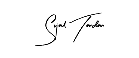 Make a beautiful signature design for name Sujal Tandan. With this signature (Arty Signature) style, you can create a handwritten signature for free. Sujal Tandan signature style 8 images and pictures png