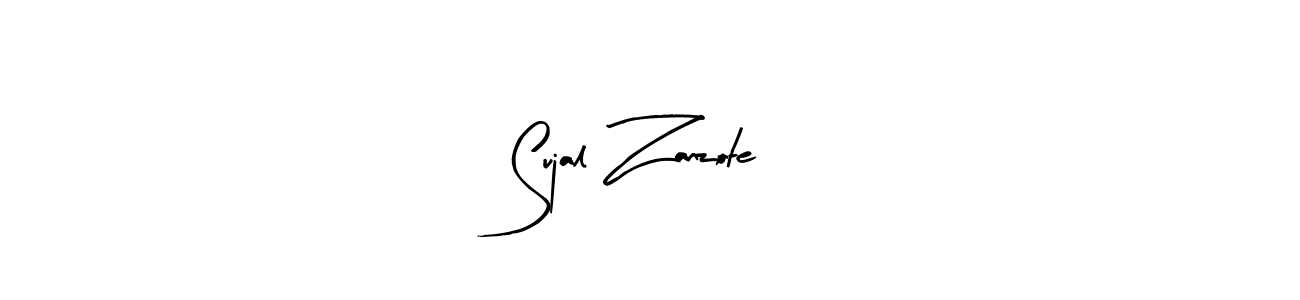 It looks lik you need a new signature style for name Sujal Zanzote. Design unique handwritten (Arty Signature) signature with our free signature maker in just a few clicks. Sujal Zanzote signature style 8 images and pictures png