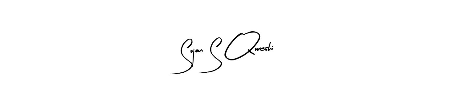 How to make Sujan S Qureshi signature? Arty Signature is a professional autograph style. Create handwritten signature for Sujan S Qureshi name. Sujan S Qureshi signature style 8 images and pictures png