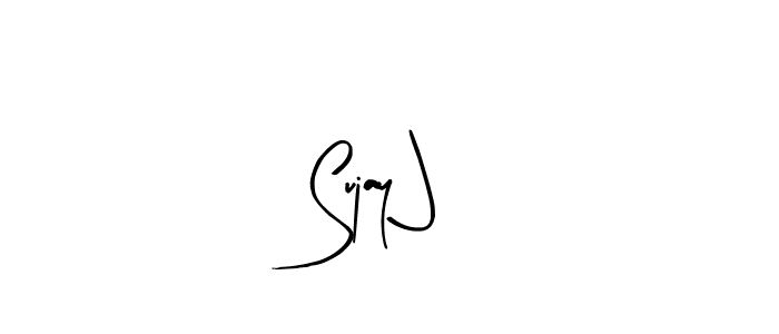 if you are searching for the best signature style for your name Sujay J. so please give up your signature search. here we have designed multiple signature styles  using Arty Signature. Sujay J signature style 8 images and pictures png