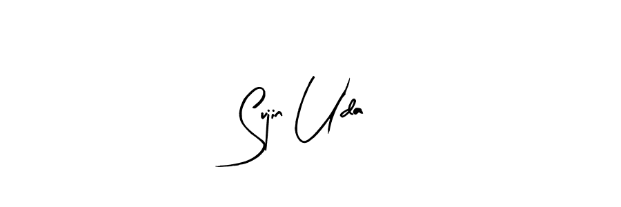 if you are searching for the best signature style for your name Sujin Uda. so please give up your signature search. here we have designed multiple signature styles  using Arty Signature. Sujin Uda signature style 8 images and pictures png