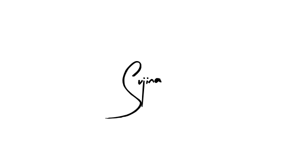 How to make Sujina signature? Arty Signature is a professional autograph style. Create handwritten signature for Sujina name. Sujina signature style 8 images and pictures png