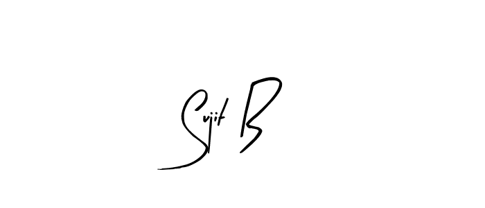 Sujit B stylish signature style. Best Handwritten Sign (Arty Signature) for my name. Handwritten Signature Collection Ideas for my name Sujit B. Sujit B signature style 8 images and pictures png