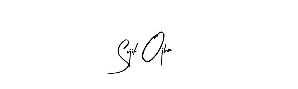 Arty Signature is a professional signature style that is perfect for those who want to add a touch of class to their signature. It is also a great choice for those who want to make their signature more unique. Get Sujit Ojha name to fancy signature for free. Sujit Ojha signature style 8 images and pictures png
