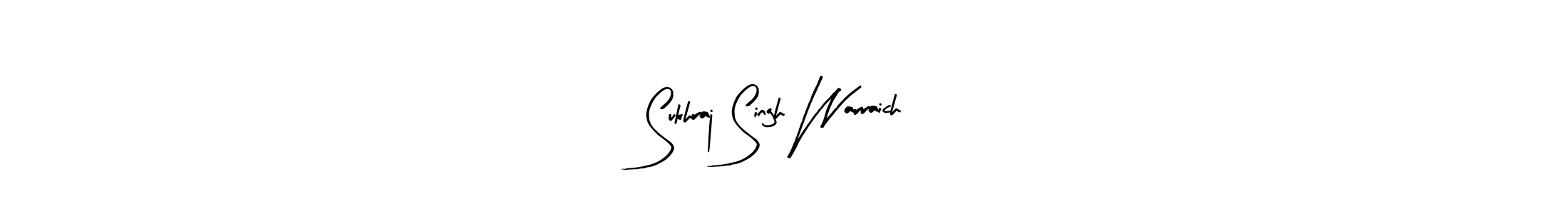 Sukhraj Singh Warraich stylish signature style. Best Handwritten Sign (Arty Signature) for my name. Handwritten Signature Collection Ideas for my name Sukhraj Singh Warraich. Sukhraj Singh Warraich signature style 8 images and pictures png