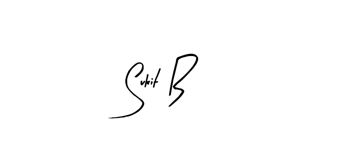 Make a beautiful signature design for name Sukit B. With this signature (Arty Signature) style, you can create a handwritten signature for free. Sukit B signature style 8 images and pictures png