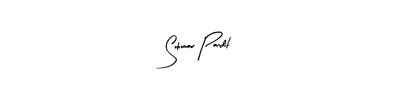 Similarly Arty Signature is the best handwritten signature design. Signature creator online .You can use it as an online autograph creator for name Sukumar Pandit. Sukumar Pandit signature style 8 images and pictures png