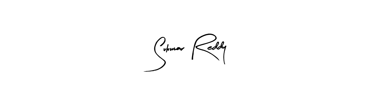 Design your own signature with our free online signature maker. With this signature software, you can create a handwritten (Arty Signature) signature for name Sukumar Reddy. Sukumar Reddy signature style 8 images and pictures png