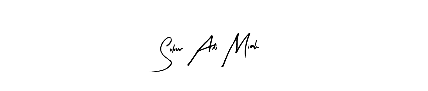 Once you've used our free online signature maker to create your best signature Arty Signature style, it's time to enjoy all of the benefits that Sukur Ali Miah name signing documents. Sukur Ali Miah signature style 8 images and pictures png