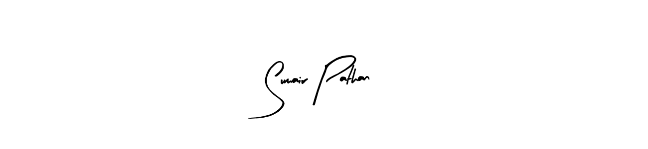 Use a signature maker to create a handwritten signature online. With this signature software, you can design (Arty Signature) your own signature for name Sumair Pathan. Sumair Pathan signature style 8 images and pictures png