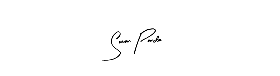 How to make Suman Panda name signature. Use Arty Signature style for creating short signs online. This is the latest handwritten sign. Suman Panda signature style 8 images and pictures png