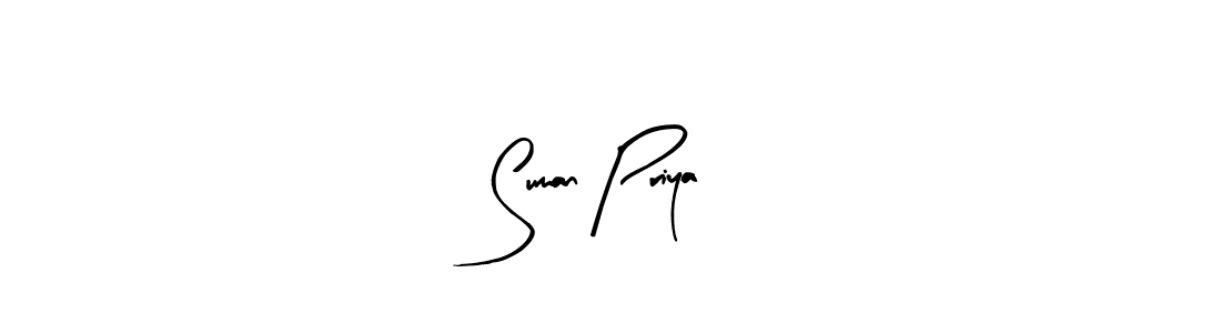 Suman Priya stylish signature style. Best Handwritten Sign (Arty Signature) for my name. Handwritten Signature Collection Ideas for my name Suman Priya. Suman Priya signature style 8 images and pictures png