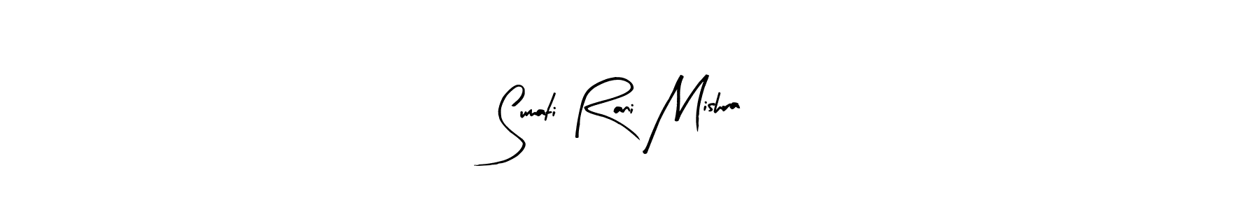 Make a beautiful signature design for name Sumati Rani Mishra. With this signature (Arty Signature) style, you can create a handwritten signature for free. Sumati Rani Mishra signature style 8 images and pictures png