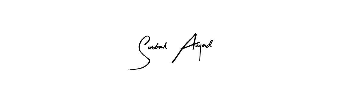 Also we have Sumbal Amjad name is the best signature style. Create professional handwritten signature collection using Arty Signature autograph style. Sumbal Amjad signature style 8 images and pictures png