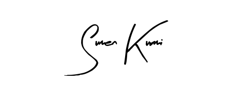 Give your name Sumen Kurmi an exquisite flair with the Arty Signature script font. Ideal for contracts, resumes, and formal letterheads. Sumen Kurmi signature style 8 images and pictures png