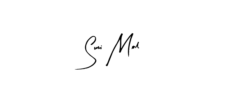 Use a signature maker to create a handwritten signature online. With this signature software, you can design (Arty Signature) your own signature for name Sumi Mol. Sumi Mol signature style 8 images and pictures png