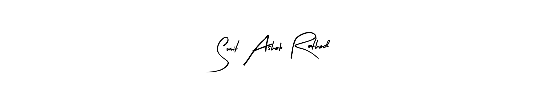 Make a beautiful signature design for name Sumit Ashok Rathod. Use this online signature maker to create a handwritten signature for free. Sumit Ashok Rathod signature style 8 images and pictures png