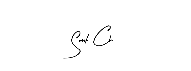 The best way (Arty Signature) to make a short signature is to pick only two or three words in your name. The name Sumit Ch include a total of six letters. For converting this name. Sumit Ch signature style 8 images and pictures png