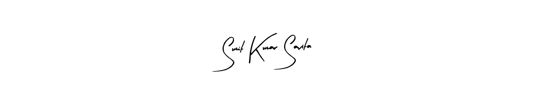 Similarly Arty Signature is the best handwritten signature design. Signature creator online .You can use it as an online autograph creator for name Sumit Kumar Savita. Sumit Kumar Savita signature style 8 images and pictures png