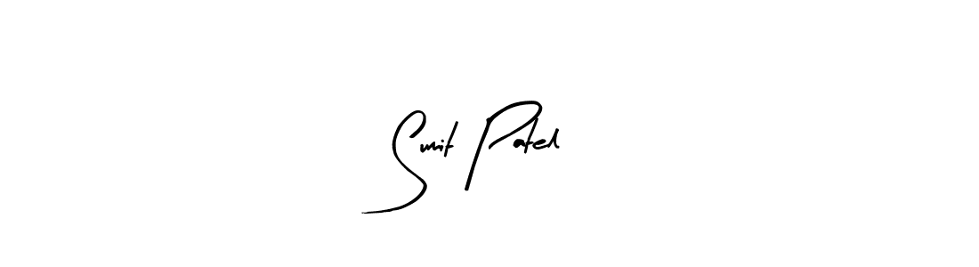 Arty Signature is a professional signature style that is perfect for those who want to add a touch of class to their signature. It is also a great choice for those who want to make their signature more unique. Get Sumit Patel name to fancy signature for free. Sumit Patel signature style 8 images and pictures png