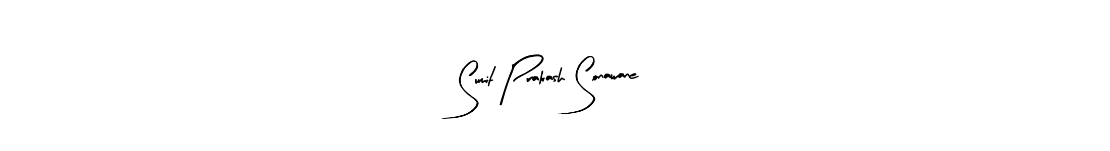 Sumit Prakash Sonawane stylish signature style. Best Handwritten Sign (Arty Signature) for my name. Handwritten Signature Collection Ideas for my name Sumit Prakash Sonawane. Sumit Prakash Sonawane signature style 8 images and pictures png
