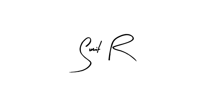 Create a beautiful signature design for name Sumit R. With this signature (Arty Signature) fonts, you can make a handwritten signature for free. Sumit R signature style 8 images and pictures png