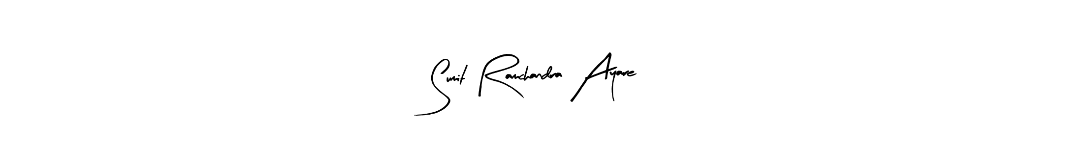 Use a signature maker to create a handwritten signature online. With this signature software, you can design (Arty Signature) your own signature for name Sumit Ramchandra Ayare. Sumit Ramchandra Ayare signature style 8 images and pictures png