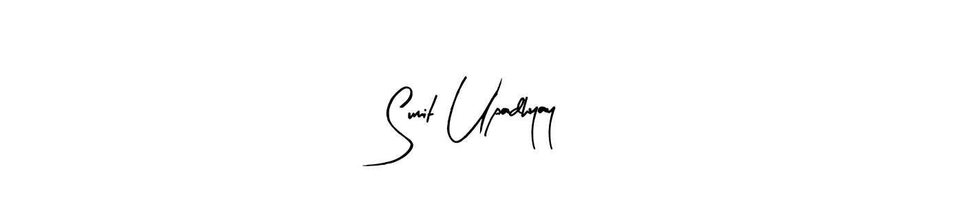 Design your own signature with our free online signature maker. With this signature software, you can create a handwritten (Arty Signature) signature for name Sumit Upadhyay. Sumit Upadhyay signature style 8 images and pictures png