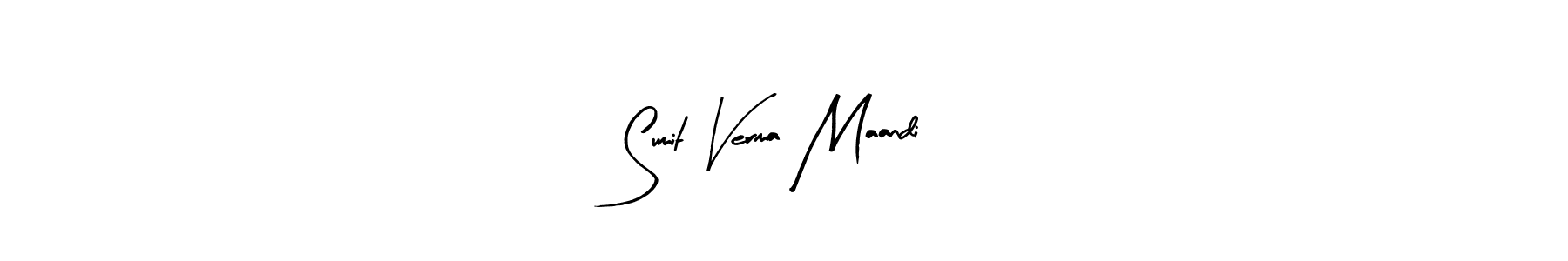 See photos of Sumit Verma Maandi official signature by Spectra . Check more albums & portfolios. Read reviews & check more about Arty Signature font. Sumit Verma Maandi signature style 8 images and pictures png