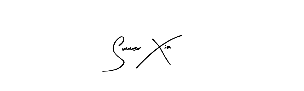 How to make Summer Xia signature? Arty Signature is a professional autograph style. Create handwritten signature for Summer Xia name. Summer Xia signature style 8 images and pictures png