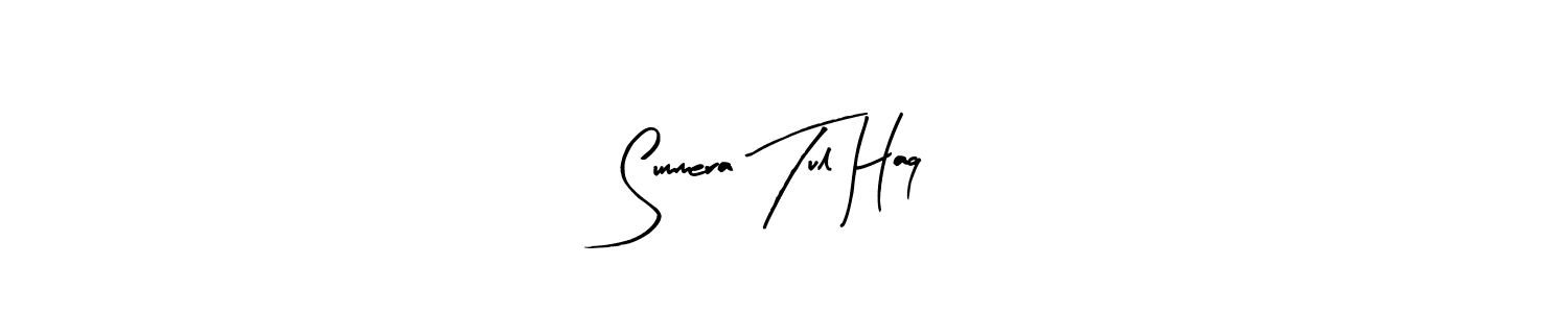 Summera Tul Haq stylish signature style. Best Handwritten Sign (Arty Signature) for my name. Handwritten Signature Collection Ideas for my name Summera Tul Haq. Summera Tul Haq signature style 8 images and pictures png