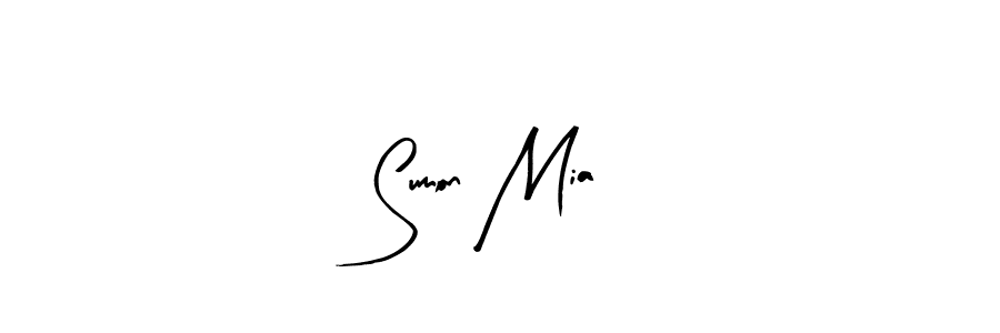 Also You can easily find your signature by using the search form. We will create Sumon Mia name handwritten signature images for you free of cost using Arty Signature sign style. Sumon Mia signature style 8 images and pictures png