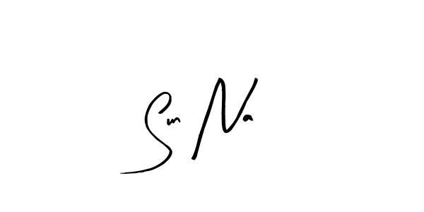 Similarly Arty Signature is the best handwritten signature design. Signature creator online .You can use it as an online autograph creator for name Sun Na. Sun Na signature style 8 images and pictures png
