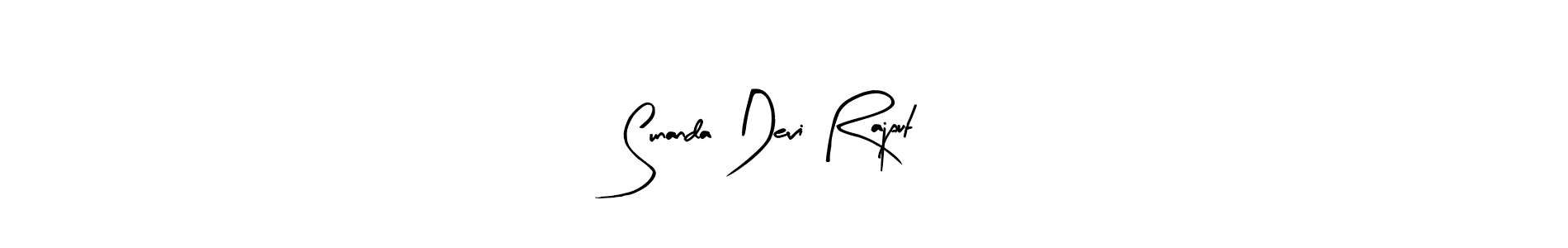 Design your own signature with our free online signature maker. With this signature software, you can create a handwritten (Arty Signature) signature for name Sunanda Devi Rajput. Sunanda Devi Rajput signature style 8 images and pictures png