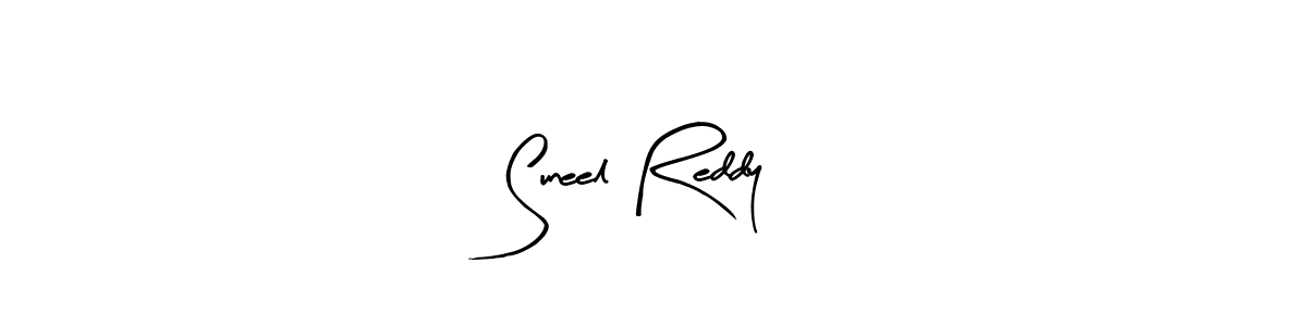 Arty Signature is a professional signature style that is perfect for those who want to add a touch of class to their signature. It is also a great choice for those who want to make their signature more unique. Get Suneel Reddy name to fancy signature for free. Suneel Reddy signature style 8 images and pictures png