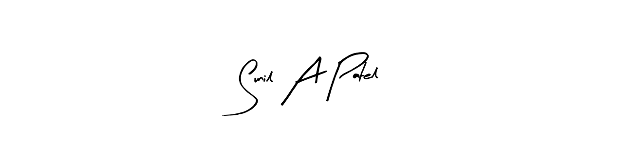 Make a beautiful signature design for name Sunil A Patel. Use this online signature maker to create a handwritten signature for free. Sunil A Patel signature style 8 images and pictures png