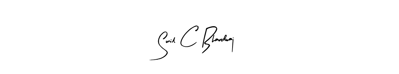 Sunil C Bhardwaj stylish signature style. Best Handwritten Sign (Arty Signature) for my name. Handwritten Signature Collection Ideas for my name Sunil C Bhardwaj. Sunil C Bhardwaj signature style 8 images and pictures png